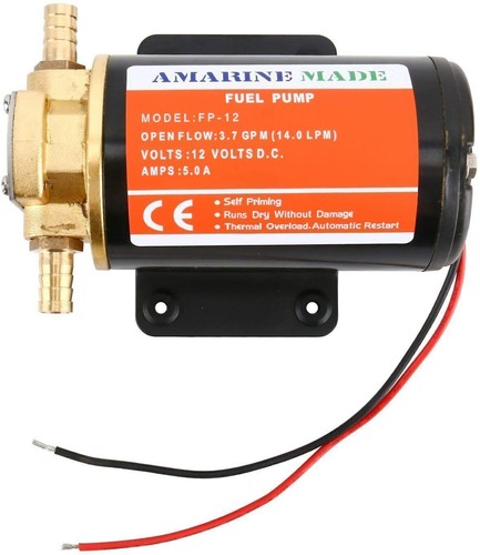 12V Electric Oil Transfer Pump Turbo Oil Scavenge Gear Pump Remote Low Rear CE - Picture 9 of 12