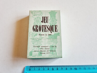 Spielkarten Jeu Grotesque Nr. 473/999 Frankreich 1800 Vito Arienti Solleone 1977