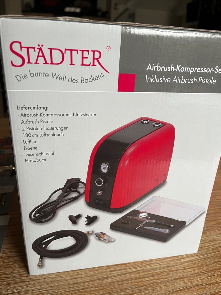 Städter Airbrush-Kompressor Set original verpackt und unbenutzt 