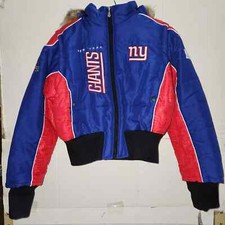 New York Giants NFL Ladies Hooded Full Zip Jacket size Md