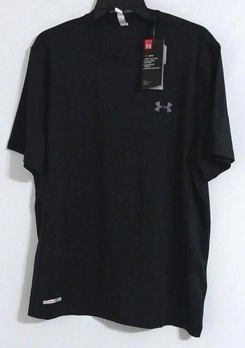 Under Armour Heat Gear Men's Black New with Tag Size See Measurements - Picture 3 of 12