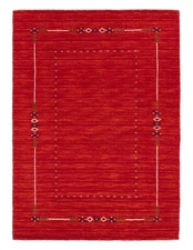 Traditional Hand loomed Oriental Carpet 4'0" x 5'7" Wool Area Rug