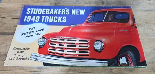1949 Studebaker Truck Color Fold Out Brochure