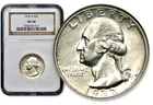 1932-S Washington Quarter 25C - NGC AU 50  San Francisco  CC1026