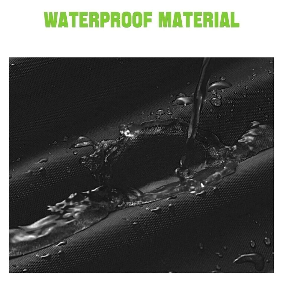 For Ford Black Car Full Cover Waterproof UV Snow Dust Rain Resistant Protection - Image 3 of 4