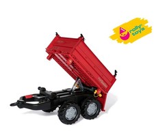 Rolly Toys Mega Trailer 3-way Tipping Trailer 2 × Black Catch Spare Parts only!