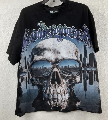 Godspeed Multi Graphic T Shirt. Medium