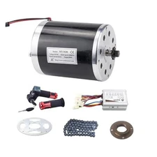 36V Brushed Electric Motor Kit 2500RPM High Speed Brush DC Motor 36V 500W 1