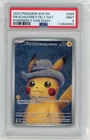 2023 POKEMON SVP EN-SV BLACK STAR PROMO #085 PIKACHU WITH GREY FELT HAT PSA 9