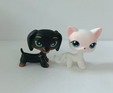 2pcs/lot Littlest Pet Shop LPS Dog Cat 325 64 Animals Figure Toys