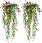 2 Stück Künstliche Hängepflanzen Hängeblume Blumen Kunstpflanze Hängend