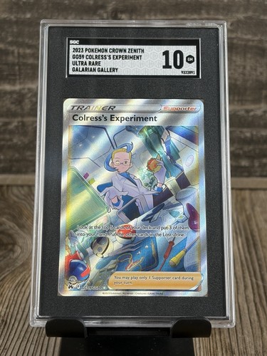 Colress's Experiment graded SGC 10 for sale on eBay