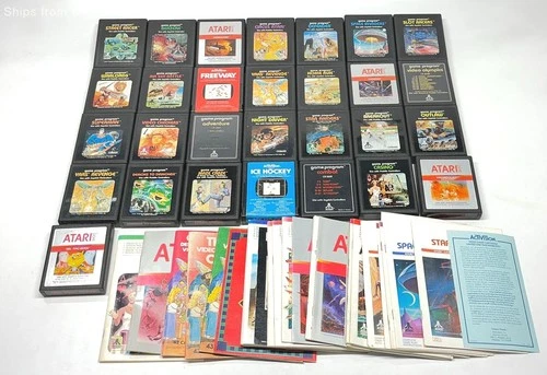 Lot of 29 Assorted Atari Games