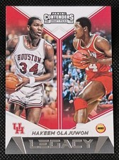 2019 Panini Contenders Draft Picks Hakeem Olajuwon Legacy HOF No. 2