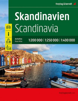 Skandinavien, Autoatlas 1:200.000 - 1:400.000, freytag & berndt | Berndt | Buch