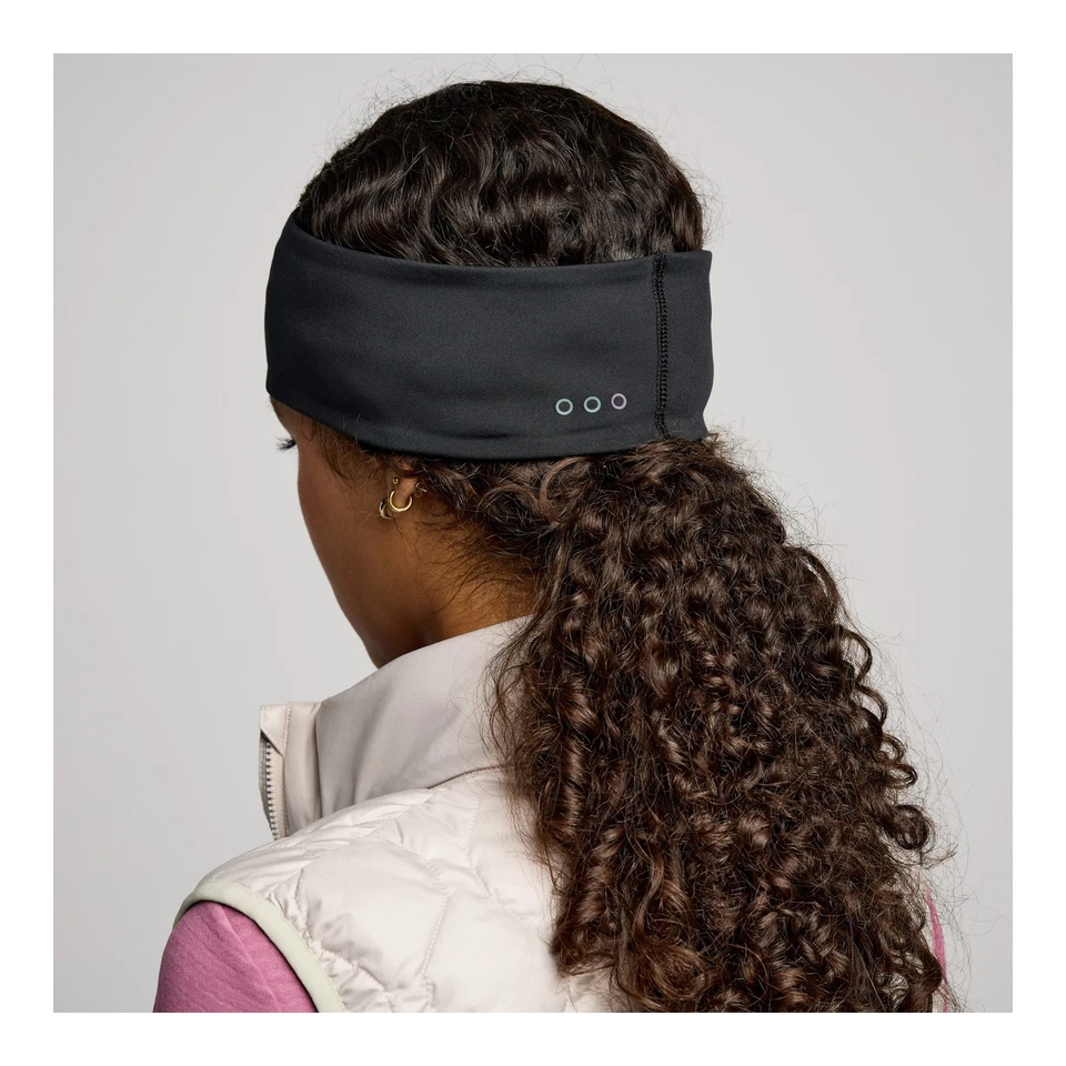 Diadema Saucony Unisex Hurricane Negra Talla Única Accesorios Foto 2 de 2