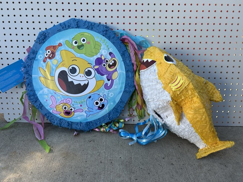 Baby Shark Piñatas - Lot Of 2 - Brand New