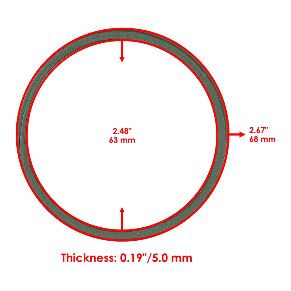Junta silenciadora tubo de escape para Honda CBR900RR CBR 900 Rr 1993-1999 Foto 2 de 4
