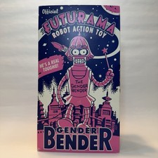 Futurama Gender Bender Wind Up Robot Toy 2001 New In Box