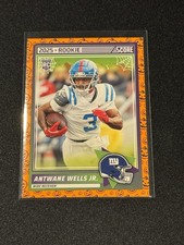 2025 Score Rookies Pumpkin Antwane Wells Jr. #67
