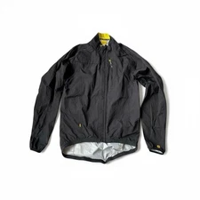 Mavic Notch H20 Cycling Rain Jacket Black Rain Size Small