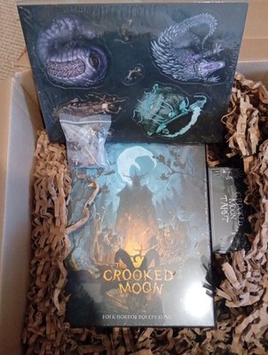 The Crooked Moon: By Legends of Avantris Core Box Kickstarter Bundle Neu Sealed