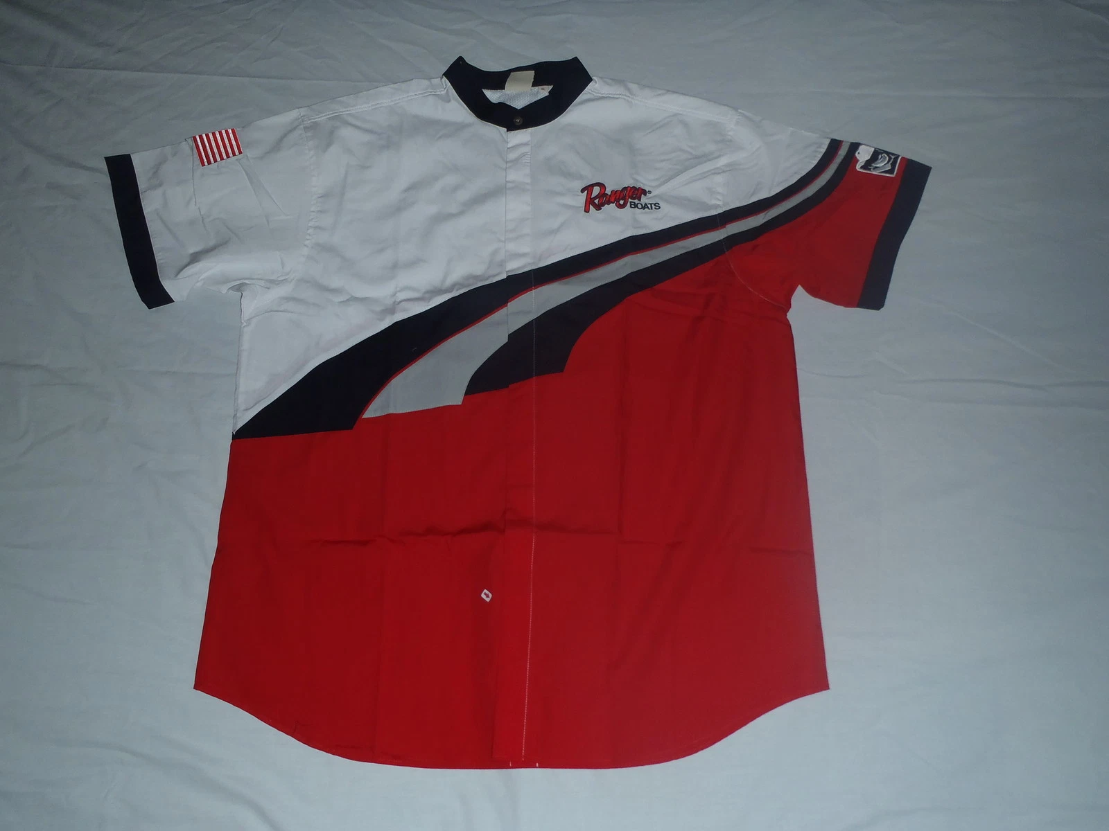 Ranger Boat Tournament Shirt Black, Red, & White - Size L