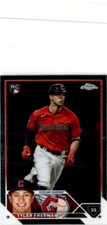 2023 Topps Chrome Rookie Base #16 Tyler Freeman Cleveland Guardians Baseball