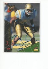 CARL GREENWOOD CERTIFIED Auto 1995 Signature Rookies card UCLA Bruins Football