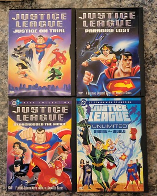 Justice League On Trial, Paradise Lost, Starcrossed, Saving The World 4 DVD Lot