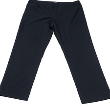 Chaps Women's Size 22W Black Slacks Pull on Pants Wide Leg