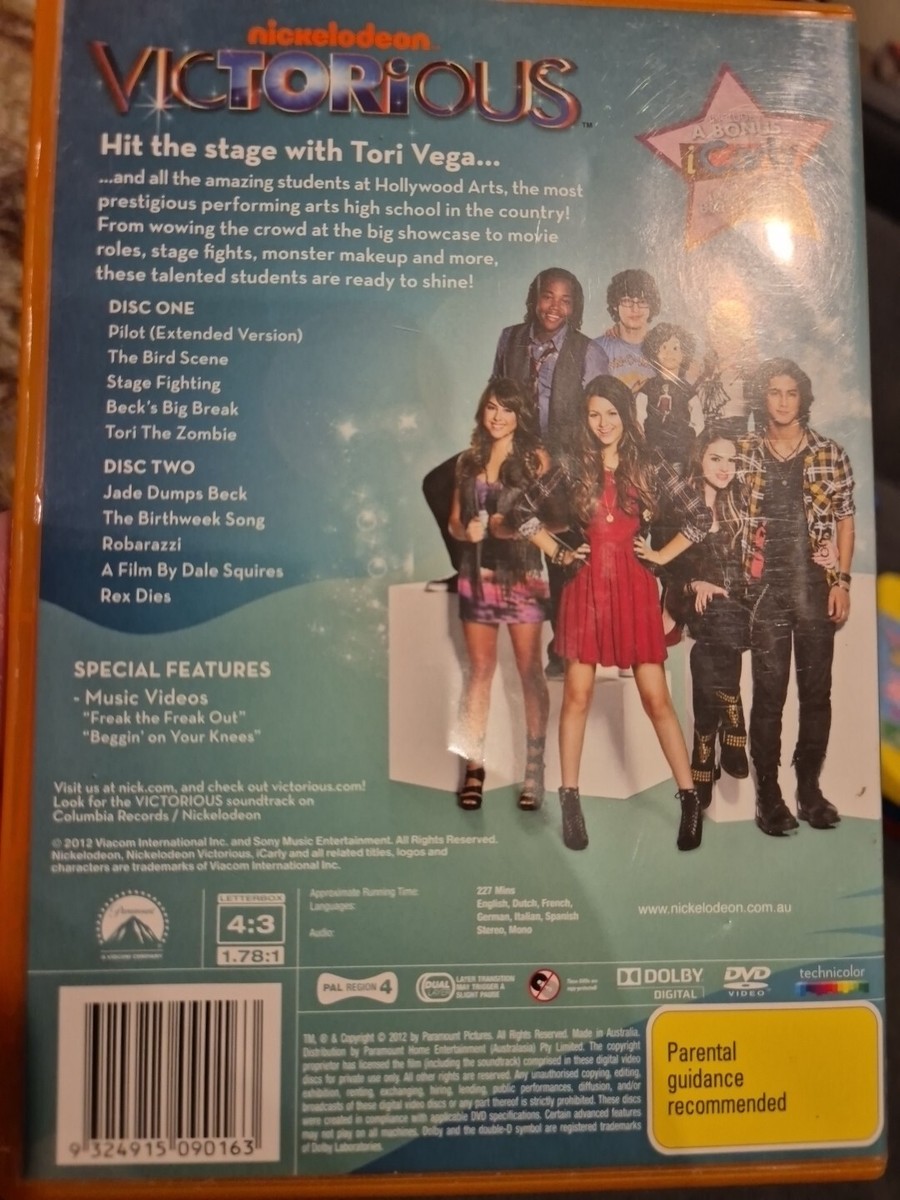 NICKELODEON VICTORIOUS SEASON ONE VOLUME 1 RARE DVD VICTORIA
