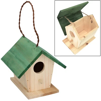 LIFETIME GARDEN Vogel Nistkasten Holz Vogelhaus Vogelhäuschen Nisthaus Vogelnest Nisthöhle Haus