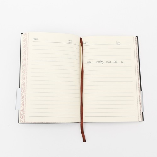 Notebook A4/A5 Lined Ruled Notepad Pen Diary Premium Business Leather Journal - Picture 17 of 28