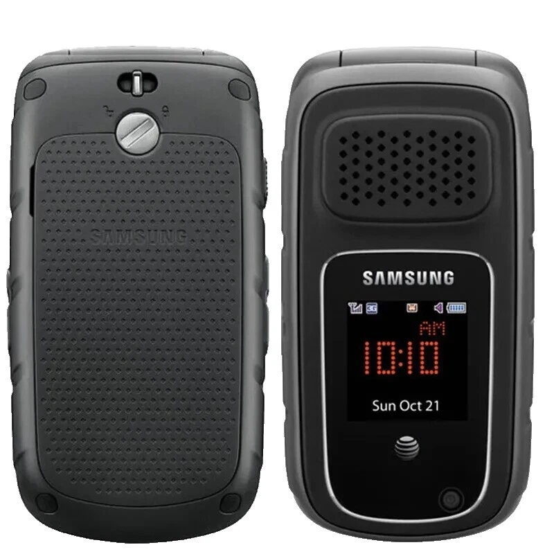 Samsung Rugby III Black Flip celulares y Smartphones