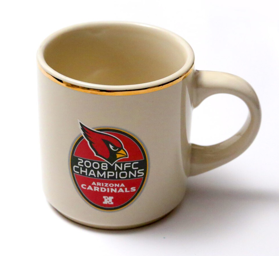 Arizona Cardinals NFL Football 2008 Conference Champions Cup Mug New
