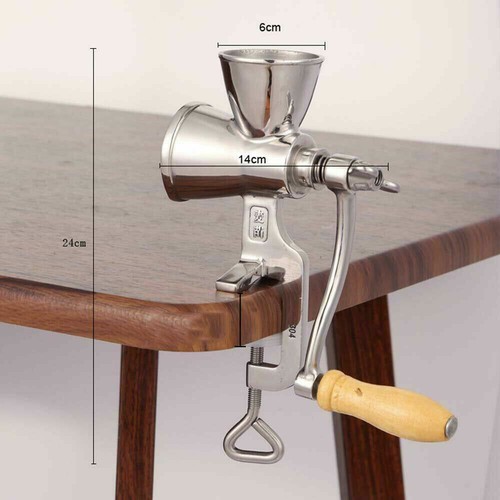 Macinacaffè Manuale Grani Mangime Macchina Casa Mais Farina Mais Frantoio Strumento - Foto 3 di 8