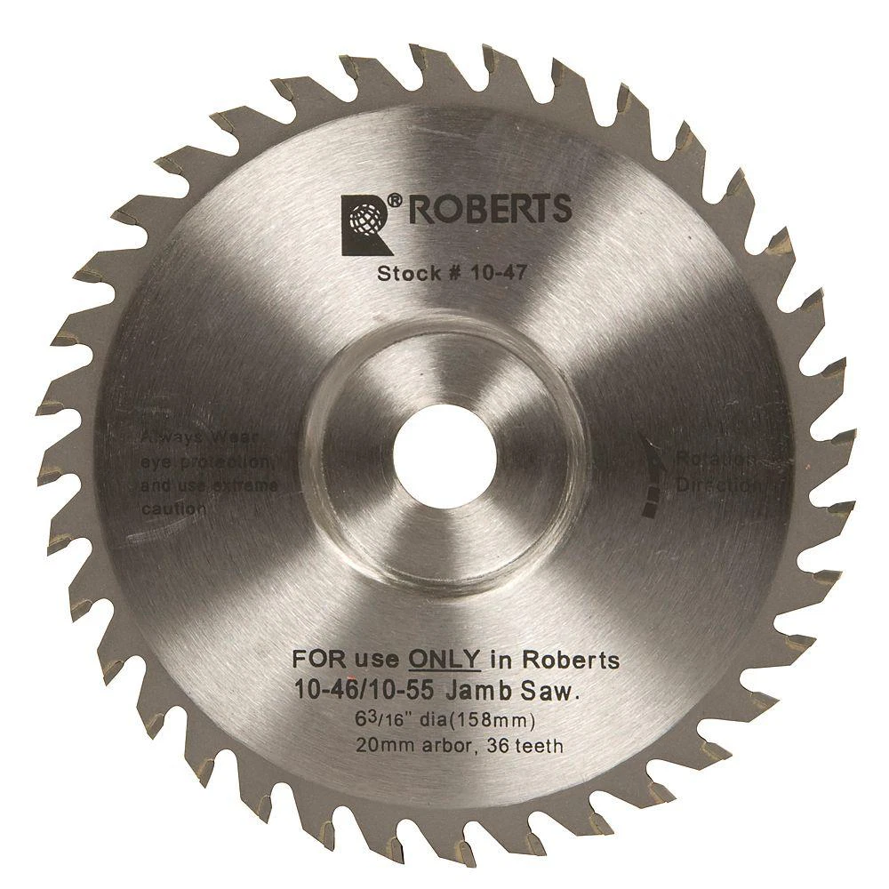 Jamb outlet saw blade