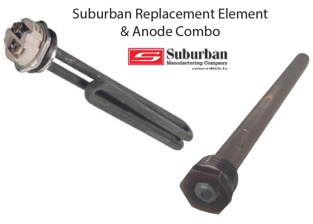 Suburban 240V 1440W Element u0026 Sacraficial Anode CARAVAN JAYCO HOT WATER RV  PARTS (#353156520520)