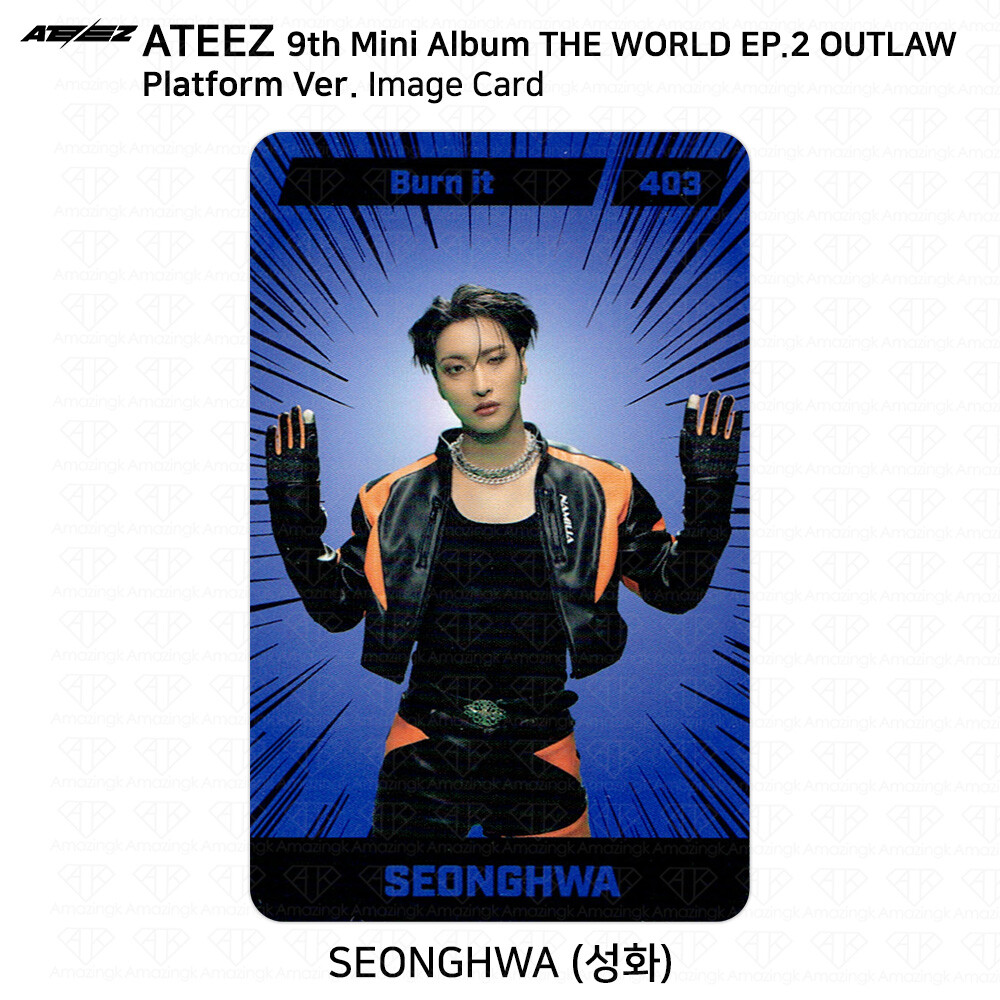 ATEEZ 9th Mini Album THE WORLD EP.2 OUTLAW Platform Ver QR