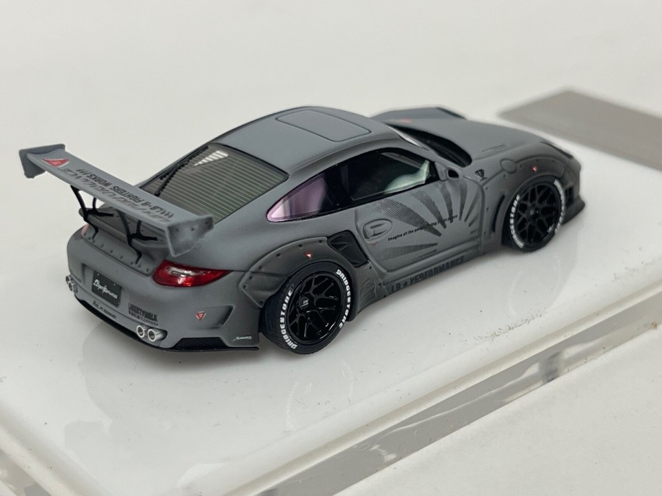1/64 Timothy & Pierre Porsche 911 Liberty Walk LBWK Matte Grey RACED ...