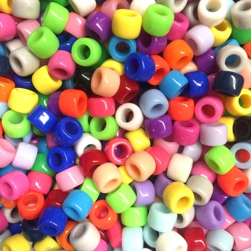 100x Smooth No Joint No Lines High Quality Pony Beads - Choose Your Colour - Picture 8 of 47