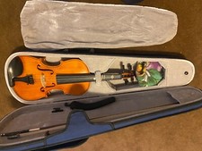 student violin with case and bow