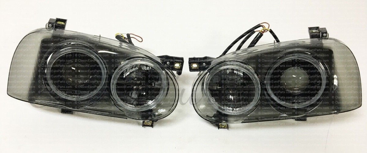 VW Golf Rabbit MK3 Smoked Hella STYLE Dark Double Projector Euro