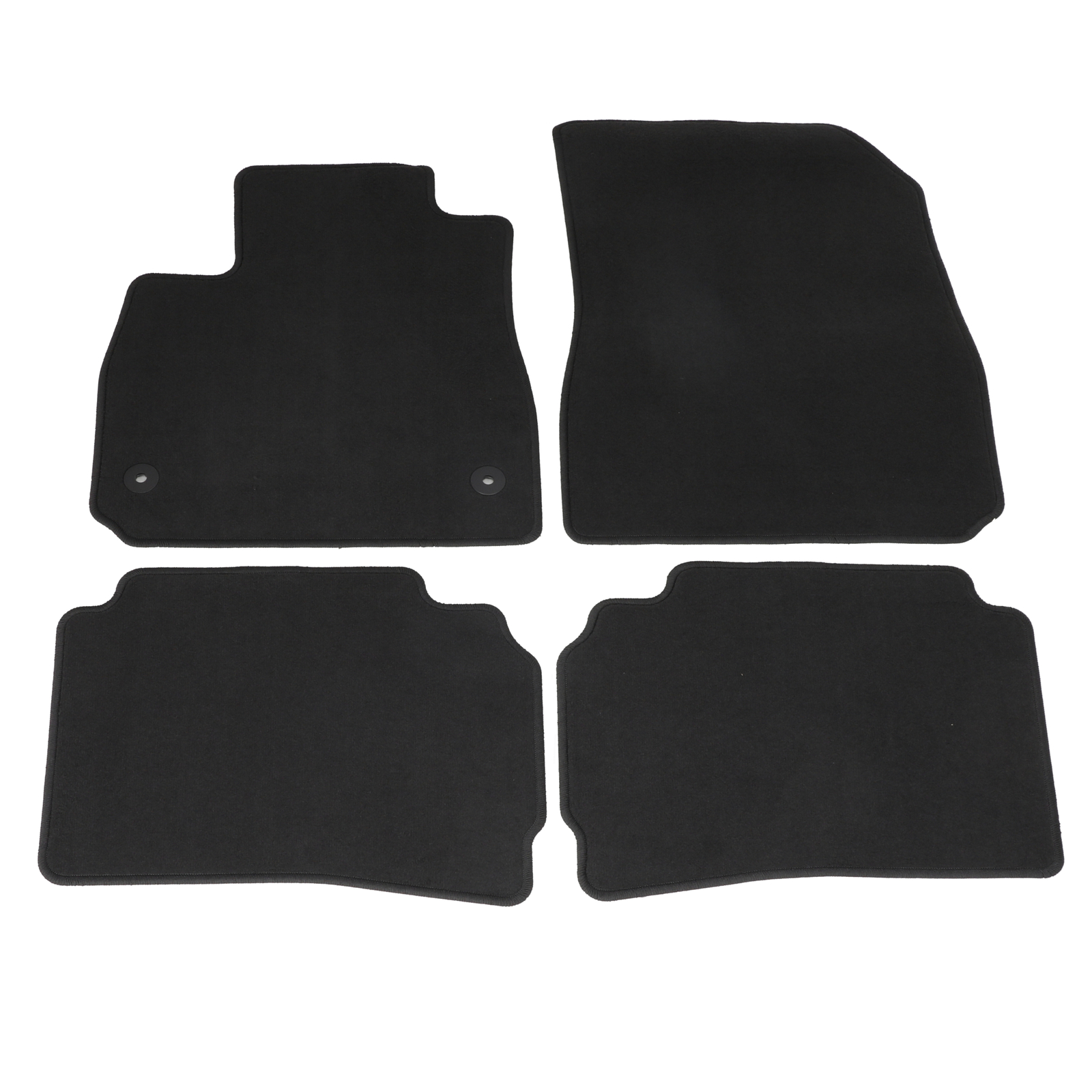 Alfombrillas de piso delanteras y traseras para Chevrolet Malibu 2016-2025 (P/N 23271400)