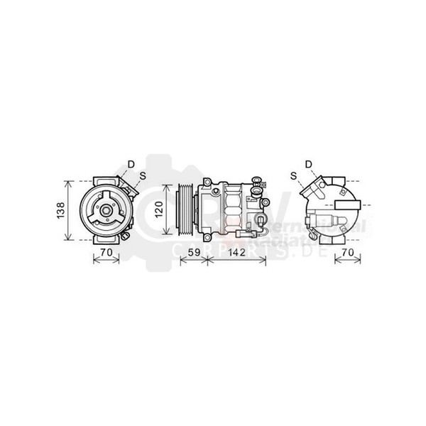 Kompressor Klimaanlage FüR Opel Insignia A Caravan 2.0 Cdti 4X4-image