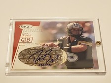 DREW BREES 2001 SAGE Authentic A8 553/749  Auto Autograph Rookie RC  NO Saints