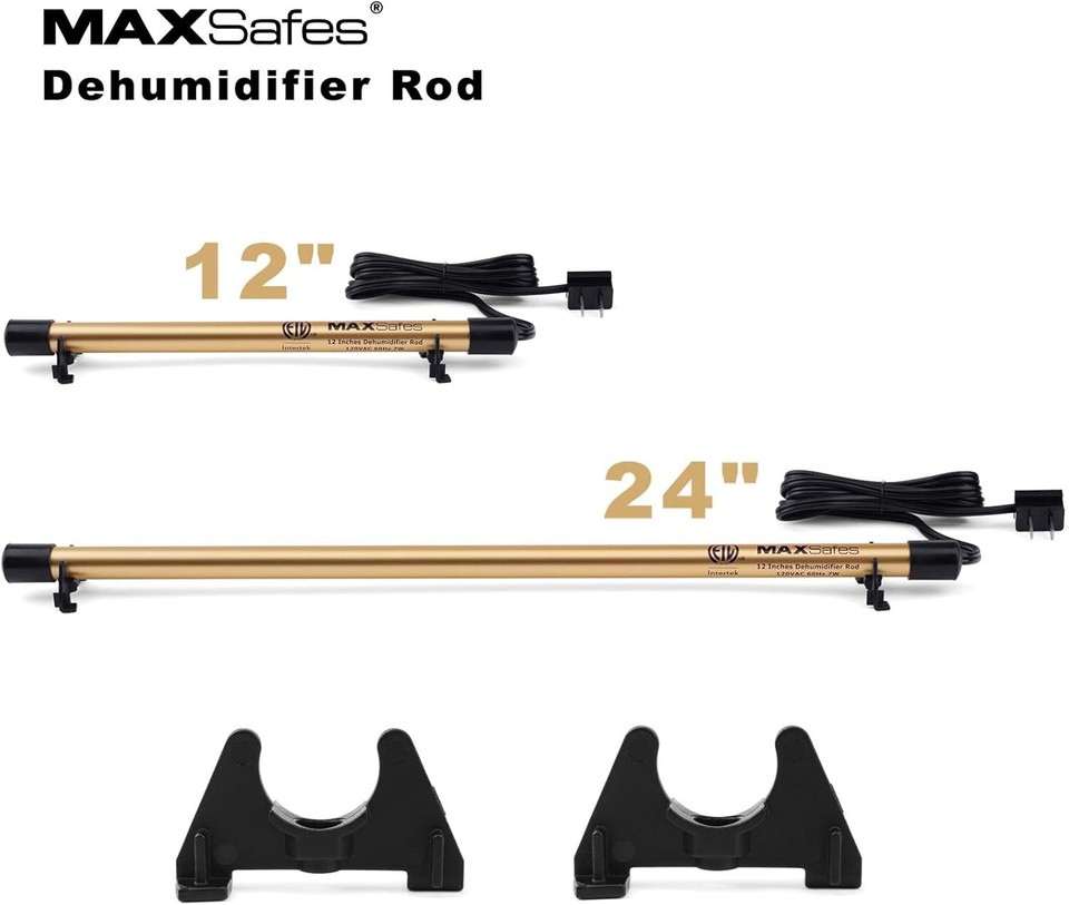 Gun Safe Dehumidifier Rod, Dry Golden Rod Easy Installation Plugin