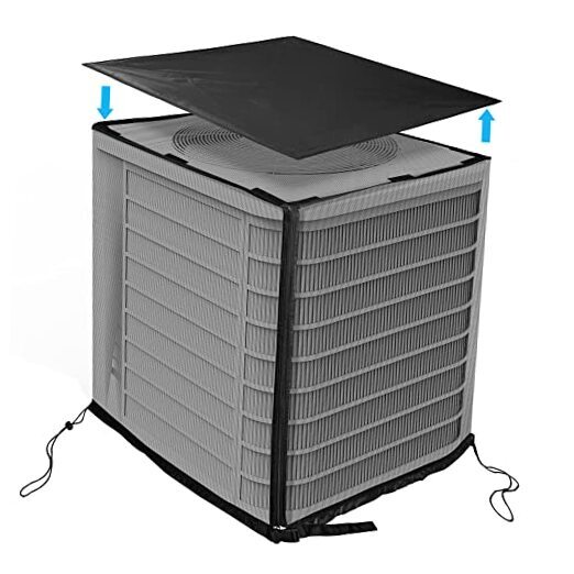 Air Conditioner Cover Up to 28 x 28 x 32 Inch AC Mesh Cover with