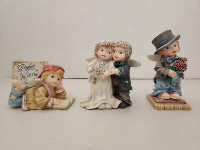 VTG Lot of  3Ganz Perfect Little Place Sign Reading Book Bless this Marriage